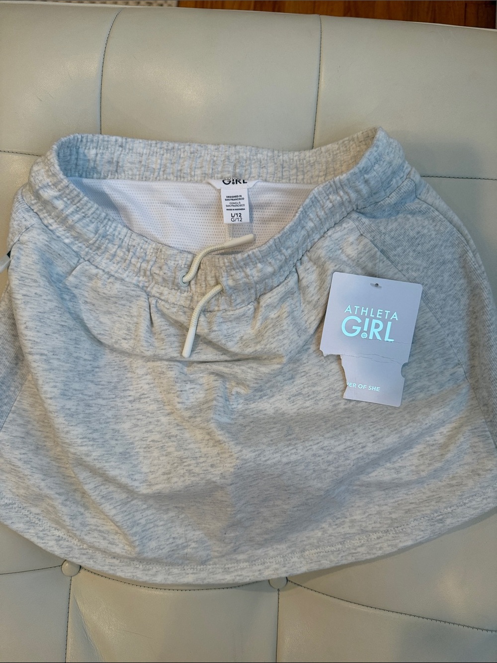 Athleta Girl Heather Gray Skort